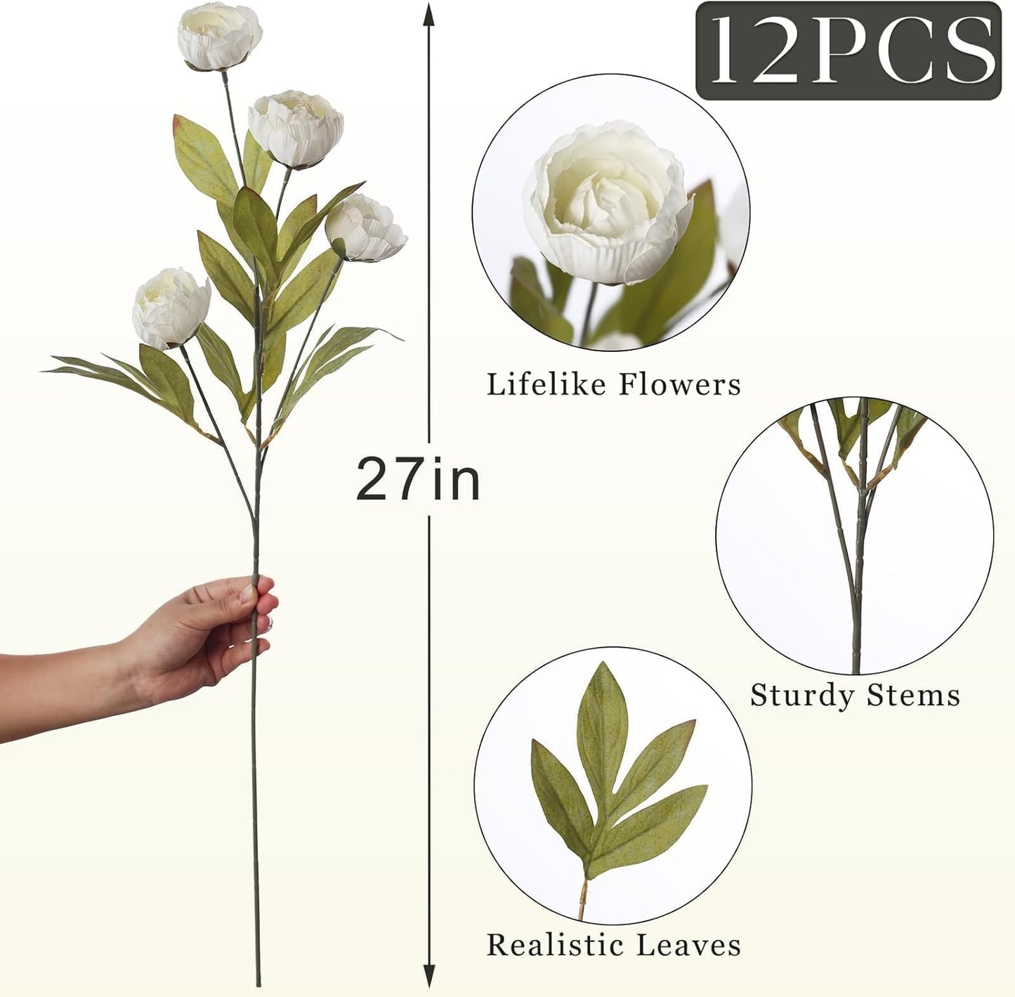 🌸 Elegant Artificial Flower Centerpiece 🌿 – Cozy Home Decor ✨