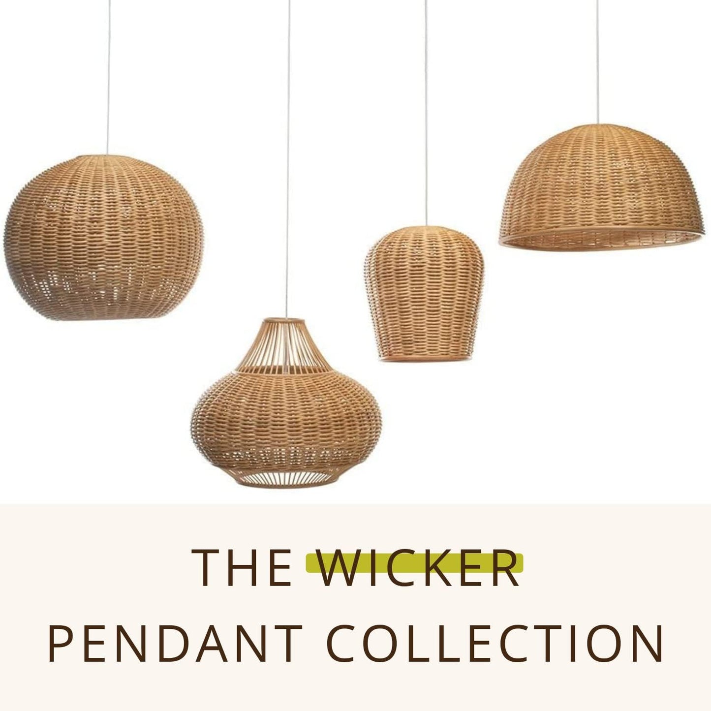 🌿 Woven Rattan Pendant Light 💡 – Cozy Natural Decor ✨