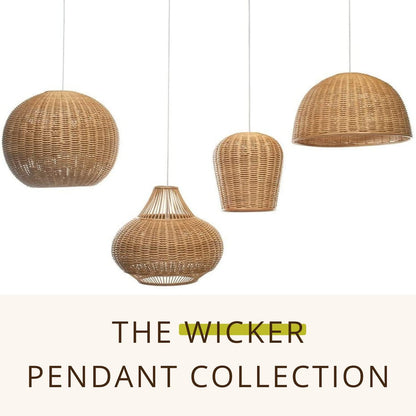🌿 Woven Rattan Pendant Light 💡 – Cozy Natural Decor ✨