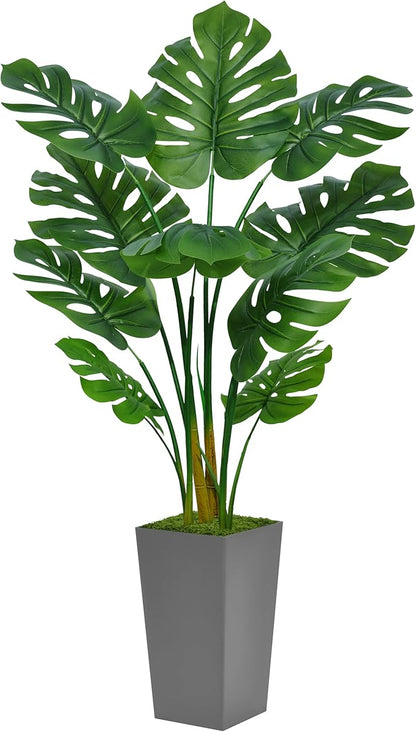 🌿 Lifelike Monstera Plant 🏡 – Indoor Greenery 🌟