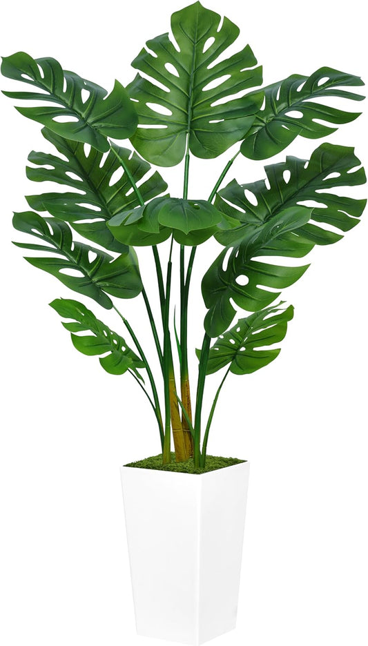 🌿 Lifelike Monstera Plant 🏡 – Indoor Greenery 🌟